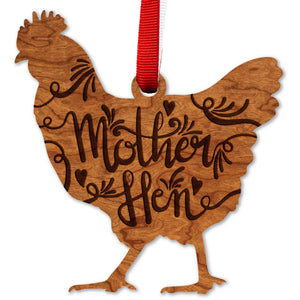 Mother's Day Ornament - "Mother Hen" Wall Hanging Shop LazerEdge 