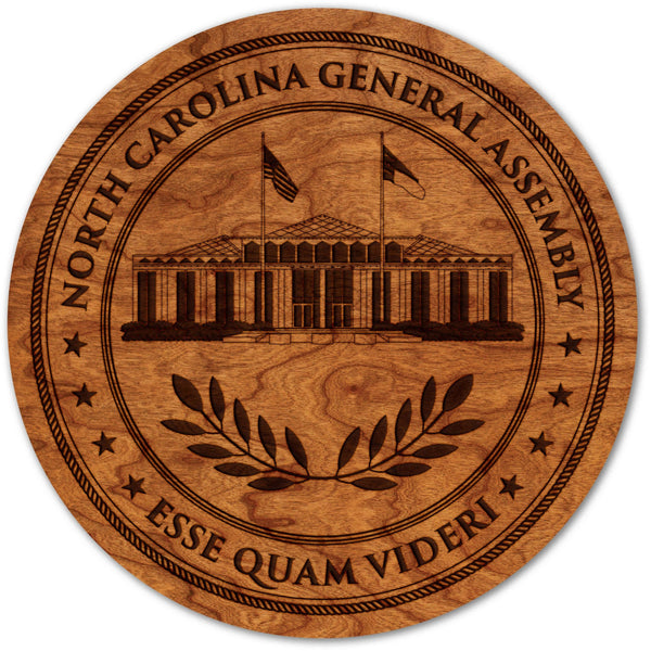 NC Government Magnet (Multiple Designs Available) Magnet Shop LazerEdge Cherry NC General Assembly Seal 