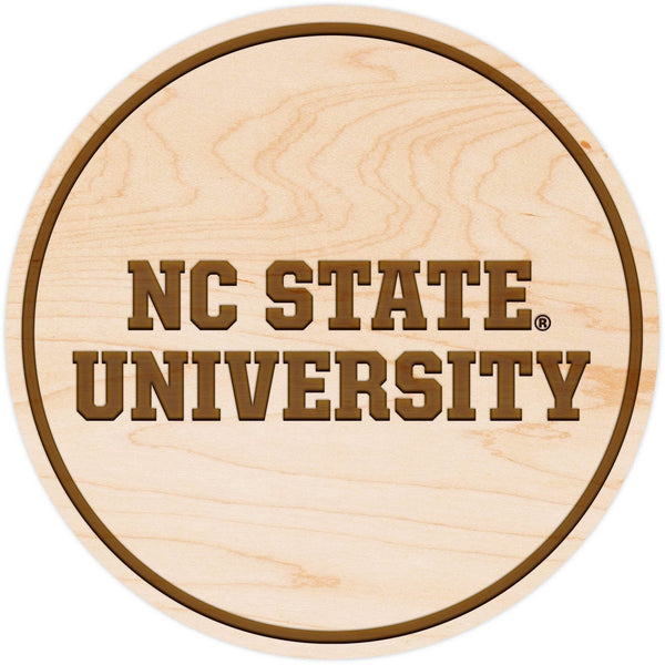 NC State Wolfpack Coaster Coaster LazerEdge Maple NC State University 