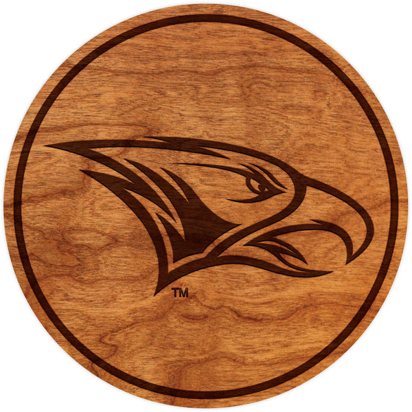 North Carolina Central University Eagles Coaster Eagle Head Coaster LazerEdge Cherry 