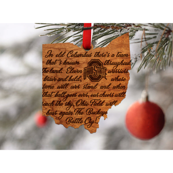 Ohio State Buckeyes Ornament Ornament LazerEdge 