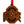 Load image into Gallery viewer, Ohio State Buckeyes Ornament Ornament LazerEdge Block O Cherry 
