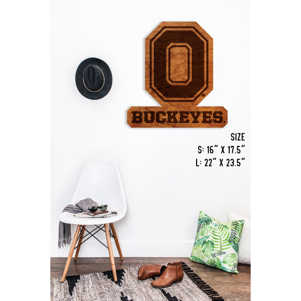 Ohio State Buckeyes Wall Hanging Wall Hanging LazerEdge 