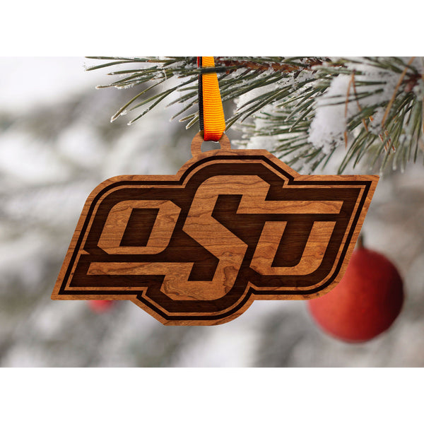 Oklahoma State - Ornament - OSU Brand Ornament LazerEdge 