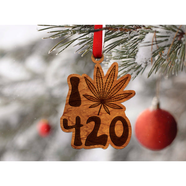 Ornament - Hemp Ornament Shop LazerEdge Cherry 420 