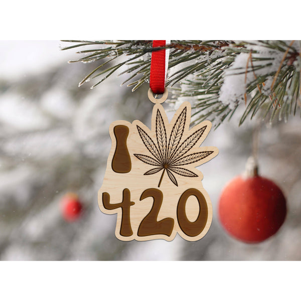 Ornament - Hemp Ornament Shop LazerEdge Maple 420 