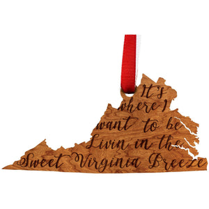Ornament - "Sweet Virginia Breeze" Ornament LazerEdge 