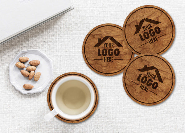 Real Estate - Coaster - Custom - Your Logo Here Coaster Shop LazerEdge 