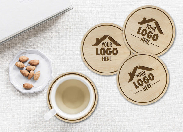 Real Estate - Coaster - Custom - Your Logo Here Coaster Shop LazerEdge 