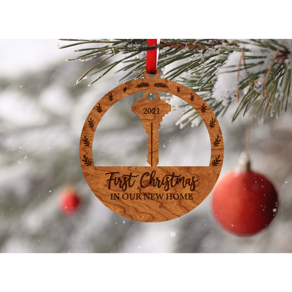 Real Estate - Ornament - First Christmas in Our New Home Ornament LazerEdge 