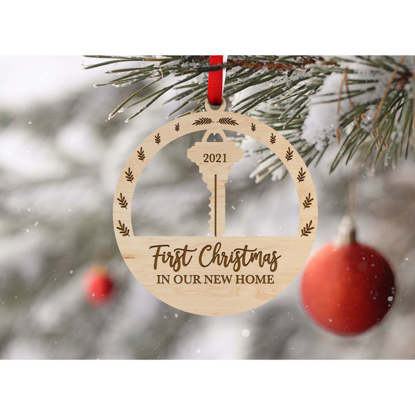 Real Estate - Ornament - First Christmas in Our New Home Ornament LazerEdge 