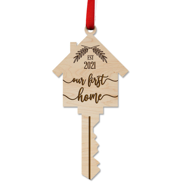 Real Estate - Ornament - My First Home Ornament LazerEdge Maple 