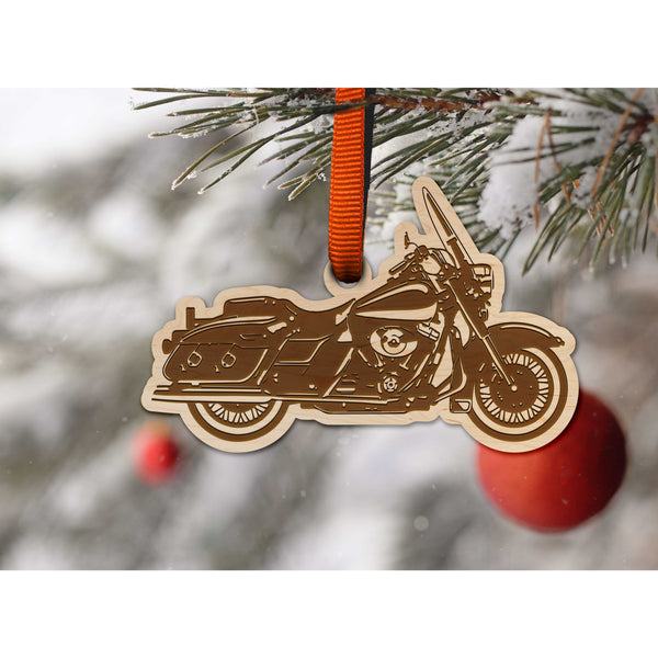 Road King Motorcycle Ornament Ornament LazerEdge Maple 