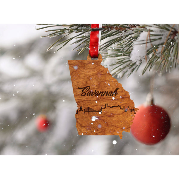 Savannah Skyline Ornament Ornament LazerEdge 