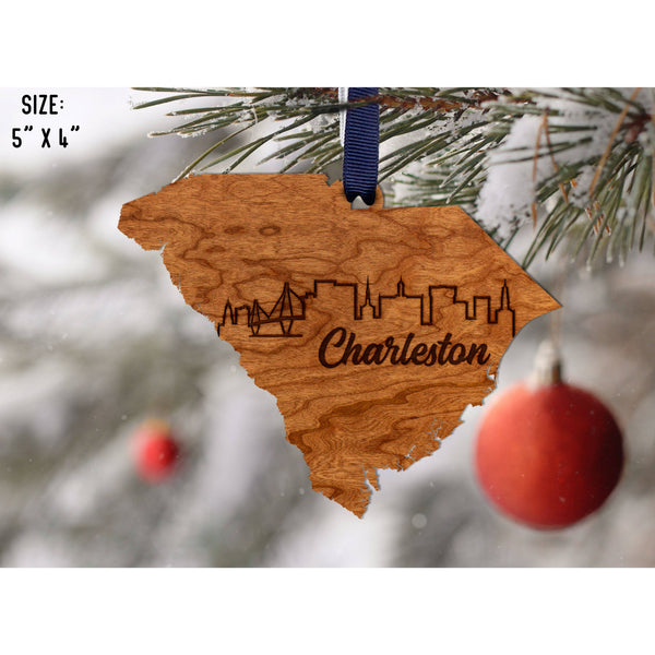 SC City Skyline Ornament (Available in Various SC Cities) Ornament LazerEdge 