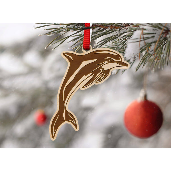Sea-Life Animals Ornament - Crafted from Cherry or Maple Wood - Various Animals Available Ornament LazerEdge 