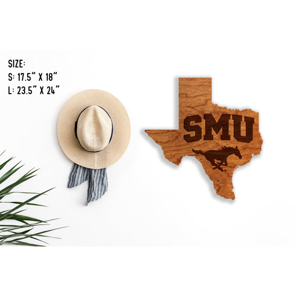 Southern Methodist University - Wall Hanging - Crafted from Cherry or Maple Wood Wall Hanging LazerEdge 