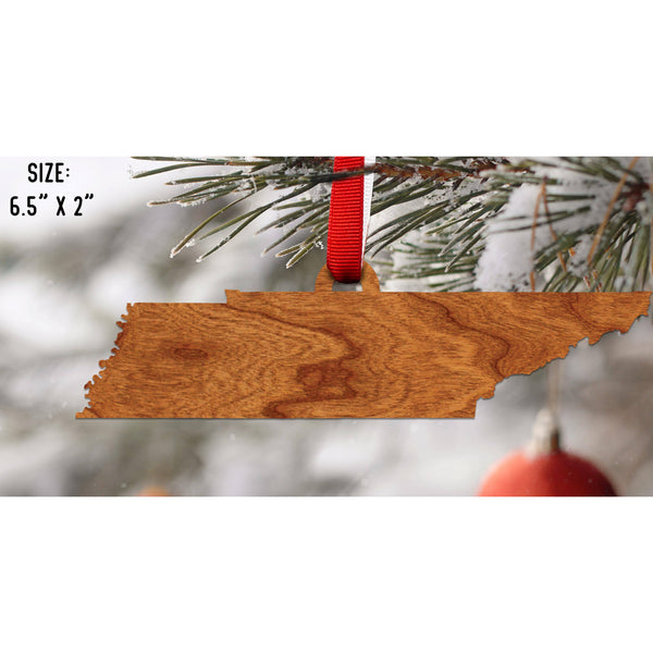 State Outline Ornament ( Available In All 50 States) Ornament Shop LazerEdge TN - Tennessee Cherry 
