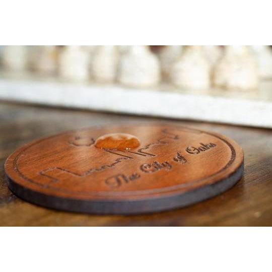 "Take Me Home Country Roads" - Coaster - West Virginia - Cherry Wood Coaster LazerEdge 