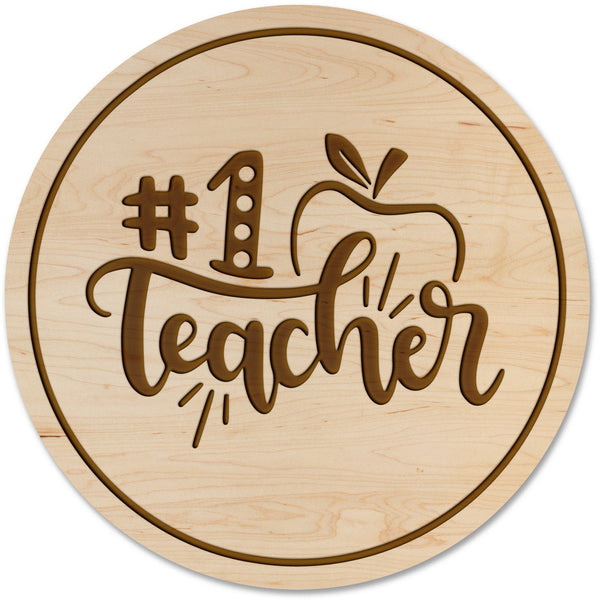 Teacher Coasters Coaster LazerEdge Maple #1 Teacher 
