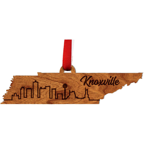 Tennessee Skyline Ornament Ornament LazerEdge Knoxville Cherry 