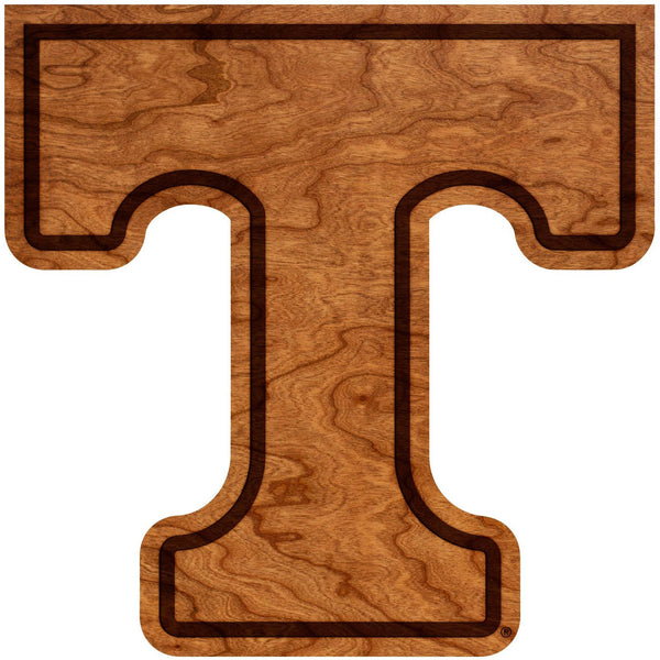 University of Tennessee Wall Hanging – Crafted from Cherry or Maple Wood – The University of Tennessee Knoxville (UT) Wall Hanging LazerEdge Standard Cherry Tennessee T