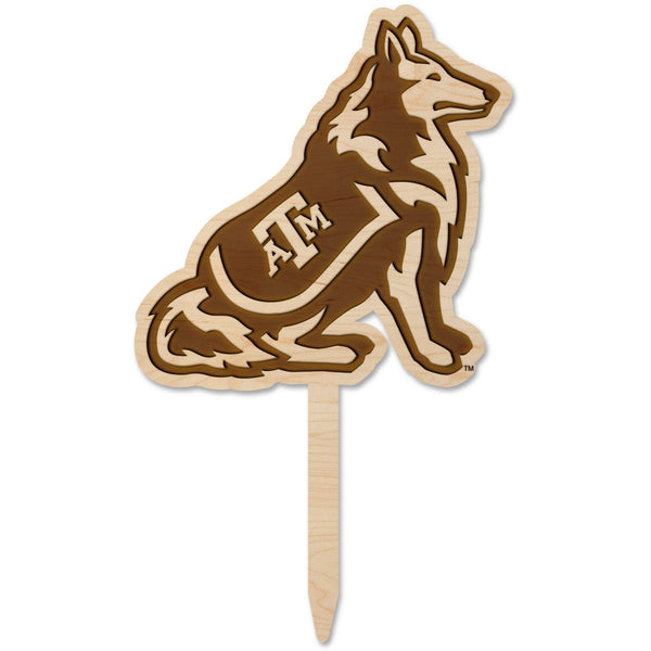 Texas A&M Cake Toppers Cake Topper Shop LazerEdge Maple Reveille Dog 