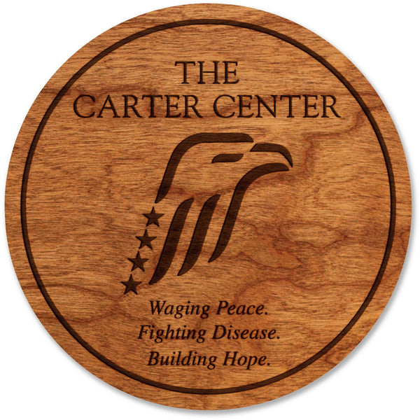 The Carter Center Coaster Coaster LazerEdge Cherry 