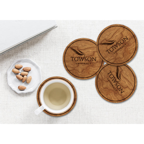 Towson University Tigers Coaster Towson University Coaster Shop LazerEdge 