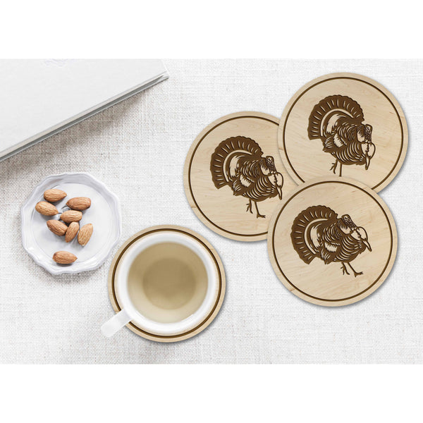 Turkey Hunting Coaster - Turkey Coaster Shop LazerEdge 