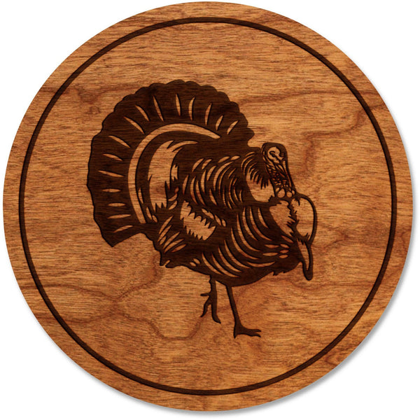 Turkey Hunting Coaster - Turkey Coaster Shop LazerEdge Cherry 