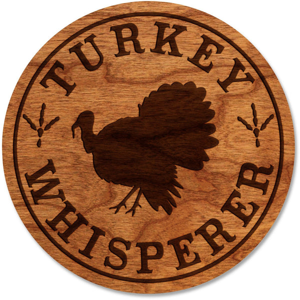 Turkey Hunting Coaster - Turkey Whisperer Coaster Shop LazerEdge Cherry 
