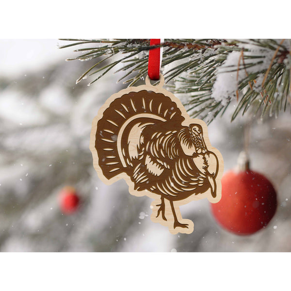 Turkey Hunting Ornament - Turkey Ornament LazerEdge 