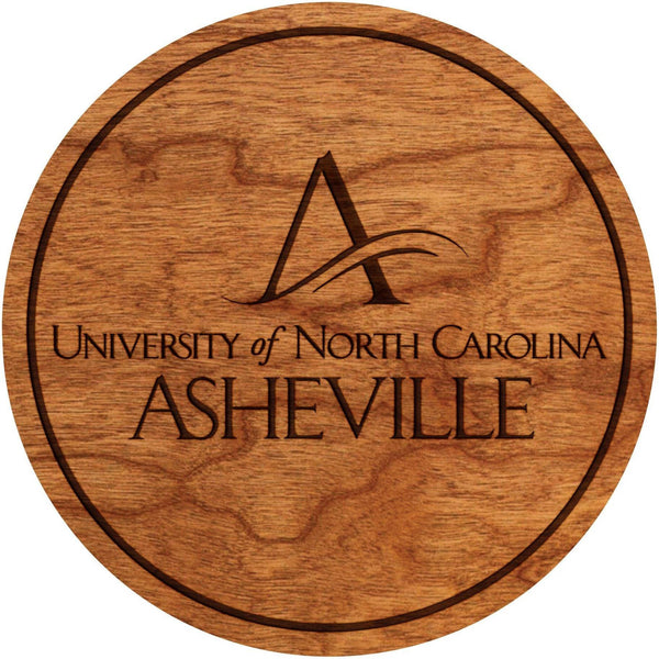 UNC Asheville Bulldogs Coaster UNC Asheville Coaster LazerEdge Cherry 