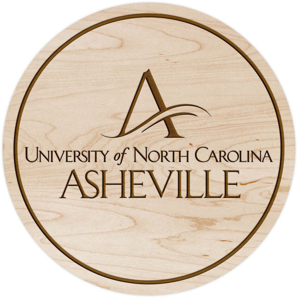 UNC Asheville Bulldogs Coaster UNC Asheville Coaster LazerEdge Maple 