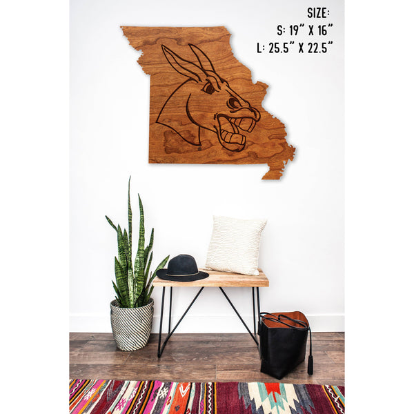 University of Central Missouri - Wall Hanging - Crafted from Cherry or Maple Wood Wall Hanging Shop LazerEdge 