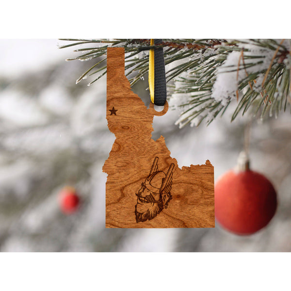 University of Idaho - Ornament - State Map - Joe Logo Ornament Shop LazerEdge 