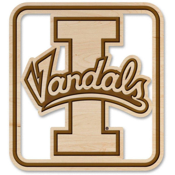 University of Idaho - Wall Hanging - Crafted from Cherry or Maple Wood Wall Hanging Shop LazerEdge Standard Maple Vandals Logo Cutout