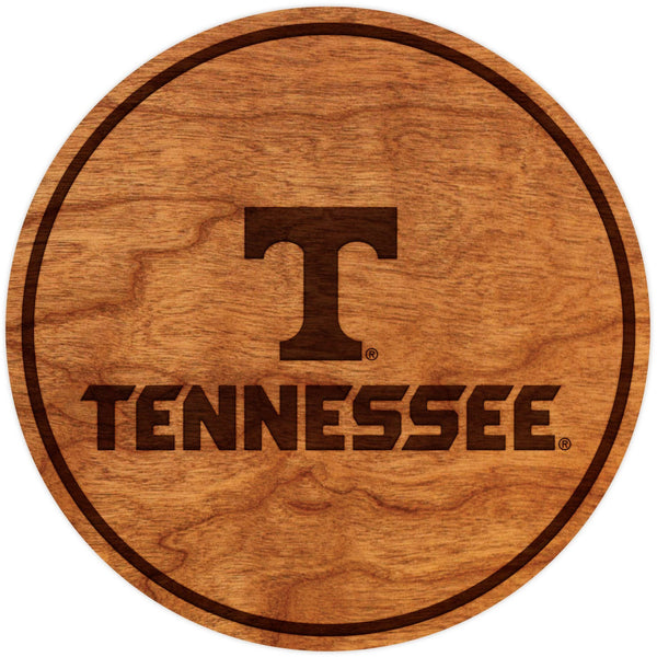 University of Tennessee Coaster – Crafted from Cherry or Maple Wood – The University of Tennessee Knoxville (UT) Coaster LazerEdge 