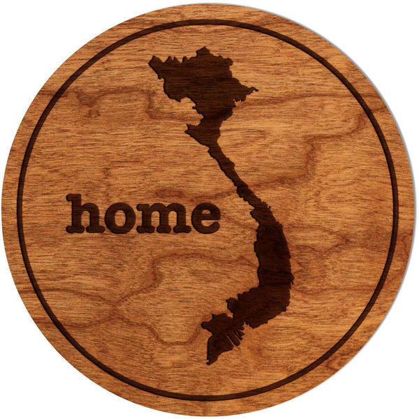 Vietnam Home Coaster Coaster Shop LazerEdge Cherry 