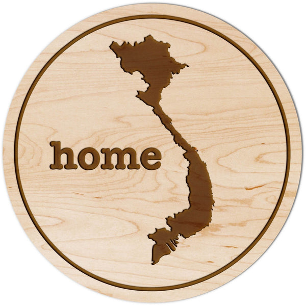 Vietnam Home Coaster Coaster Shop LazerEdge Maple 