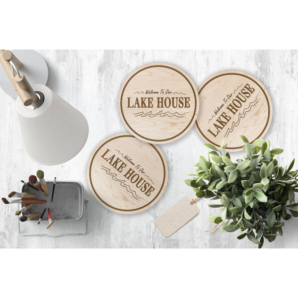 Welcome To Our Lake House Coaster Coaster LazerEdge 