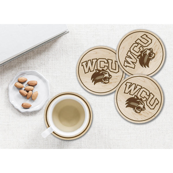 Western Carolina Catamounts Coaster WCU Coaster LazerEdge 