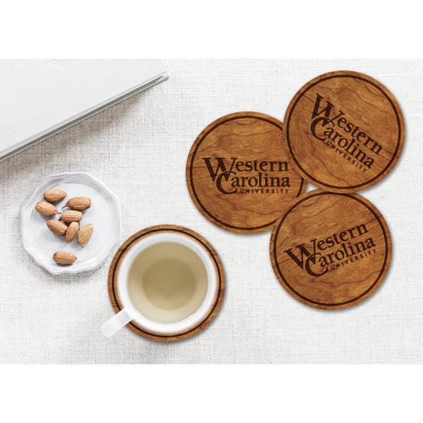 Western Carolina Catamounts Coaster Western Carolina University Coaster LazerEdge 