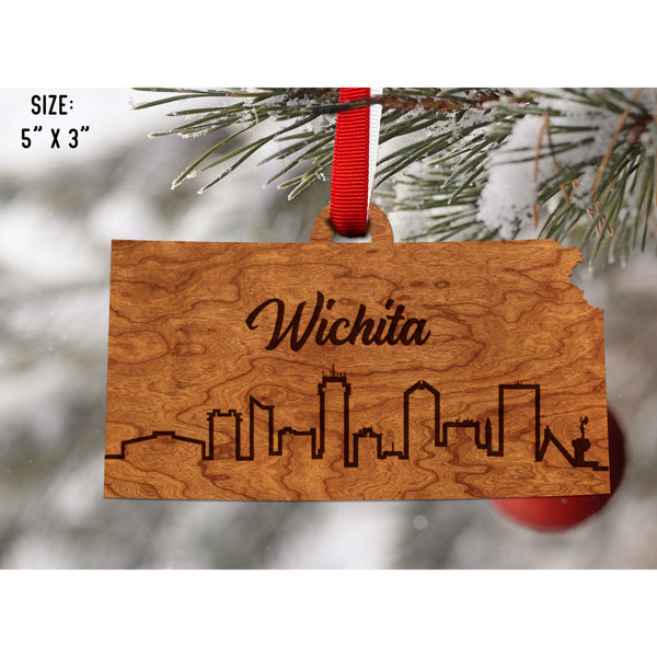 Wichita Skyline Ornament Ornament LazerEdge 