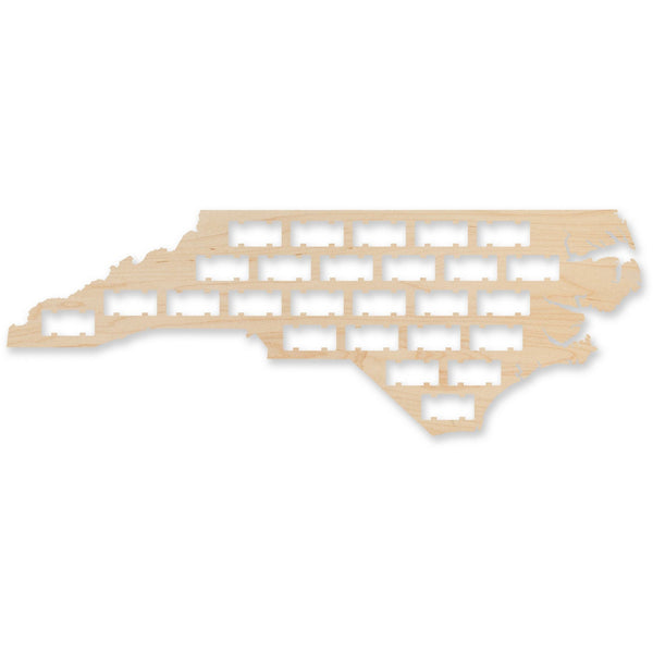 Wine Cork State Outline Wall Hanging Wall Hanging LazerEdge North Carolina Maple Standard