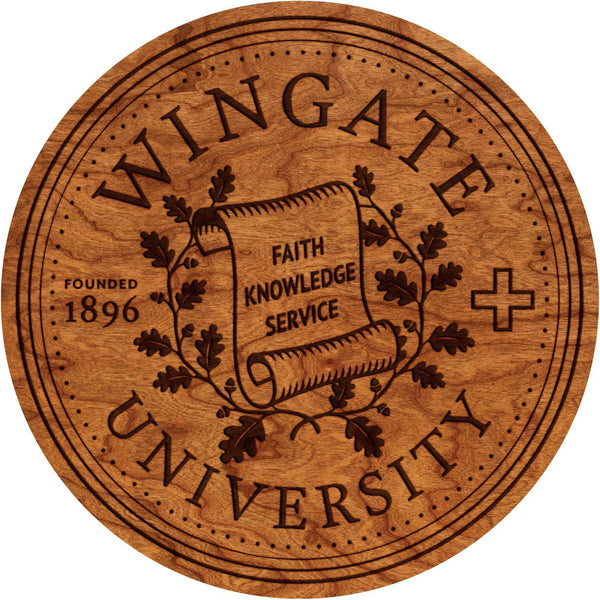 Wingate University - Wall Hanging - Multiple Designs Available Wall Hanging LazerEdge Standard Cherry Seal