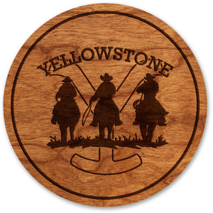 Yellowstone Coasters Shop LazerEdge Cherry Horses 