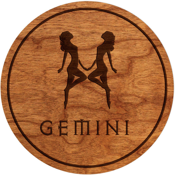 Zodiac Coaster - Gemini Coaster Shop LazerEdge Cherry Picture 