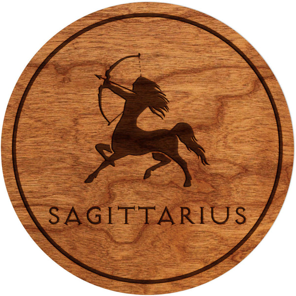 Zodiac Coaster - Sagittarius Coaster Shop LazerEdge Cherry Picture 